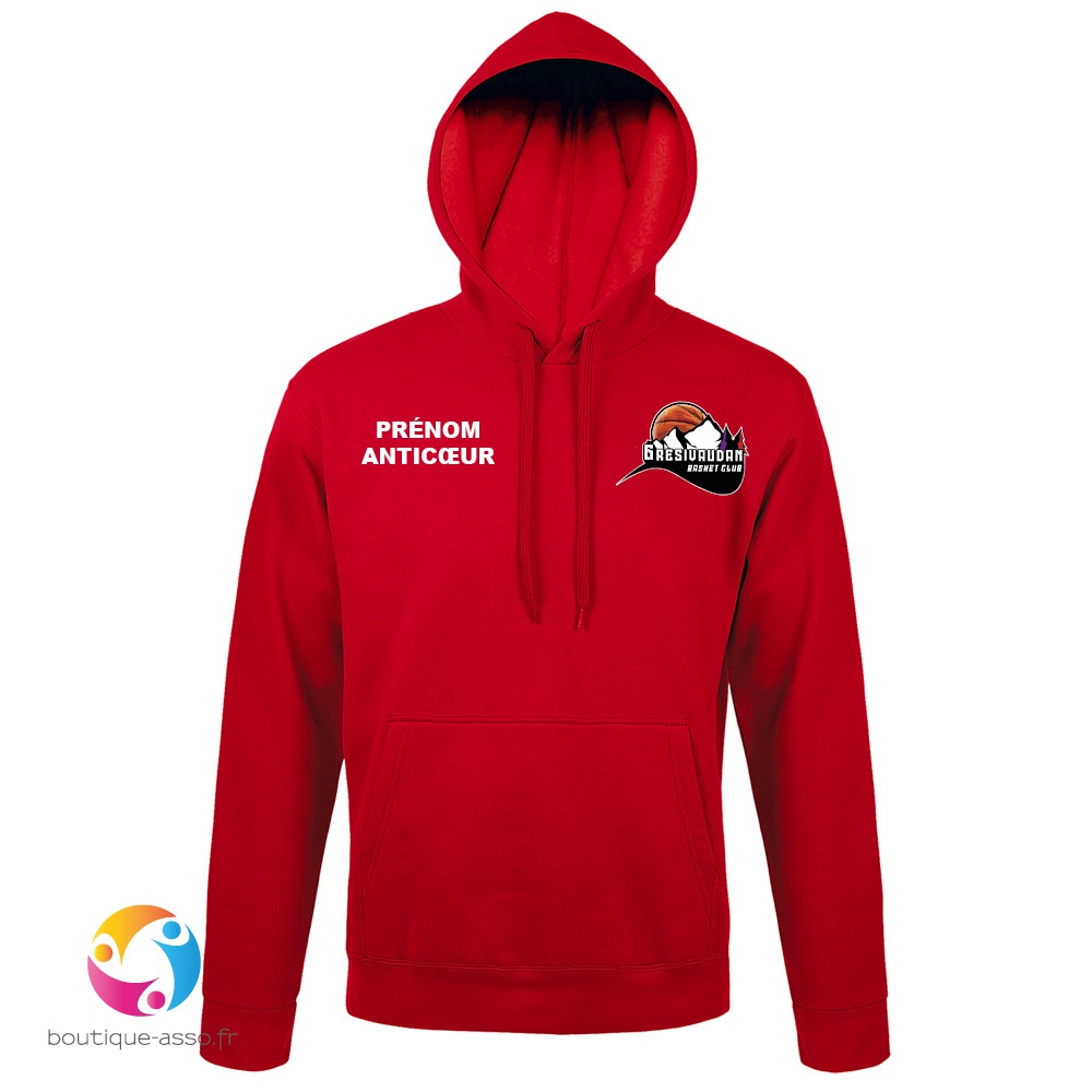 Sweat-shirt capuche Enfant - Gresivaudan Basket Club