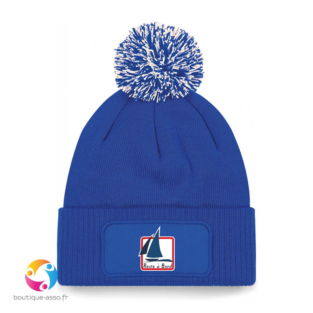 bonnet à pompon patch snowstar®