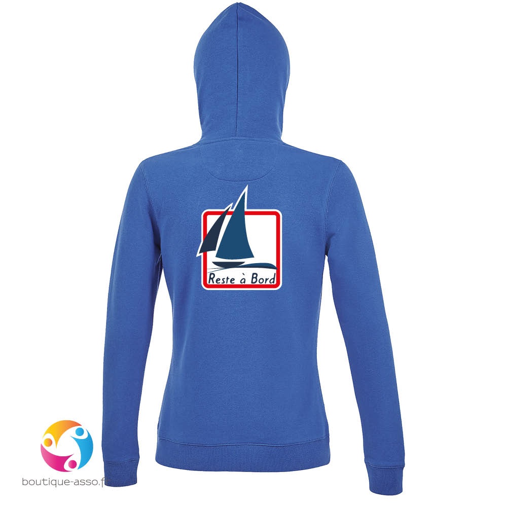 SWEAT CAPUCHE FEMME - Association Reste à Bord