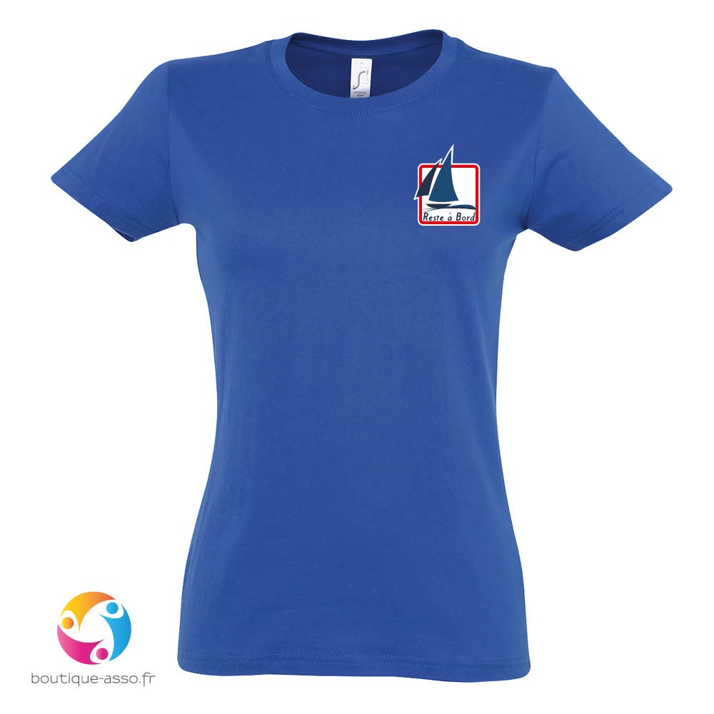 tee-shirt femme coton - Association Reste à Bord