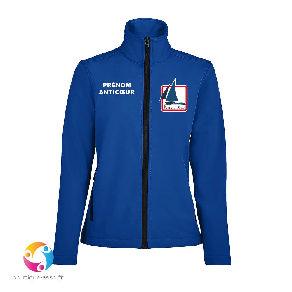 VESTE SOFTSHELL FEMME - Association Reste à Bord