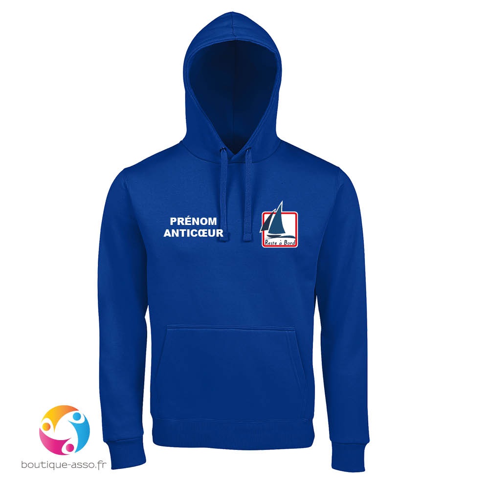 Sweat-shirt capuche Enfant - Association Reste à Bord