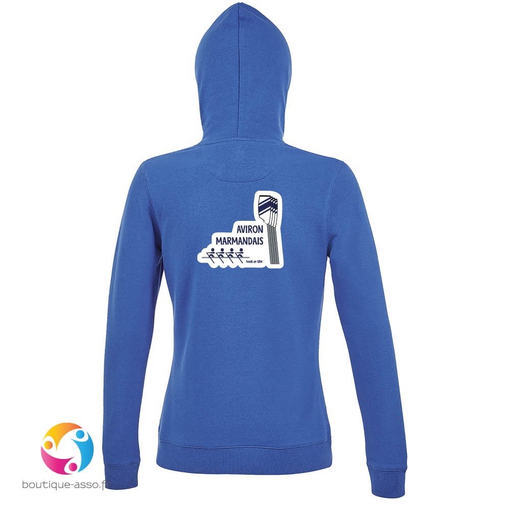 SWEAT CAPUCHE FEMME - Aviron Marmandais
