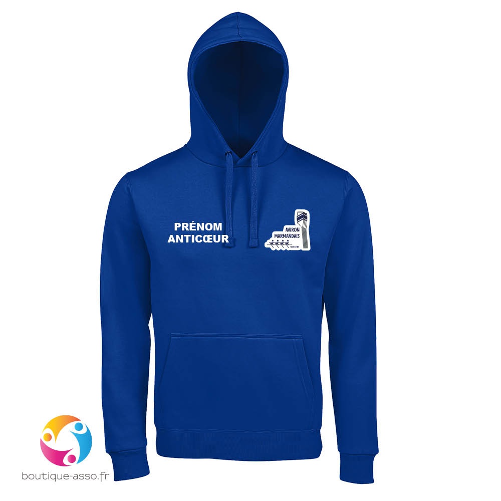 Sweat capuche homme - Aviron Marmandais