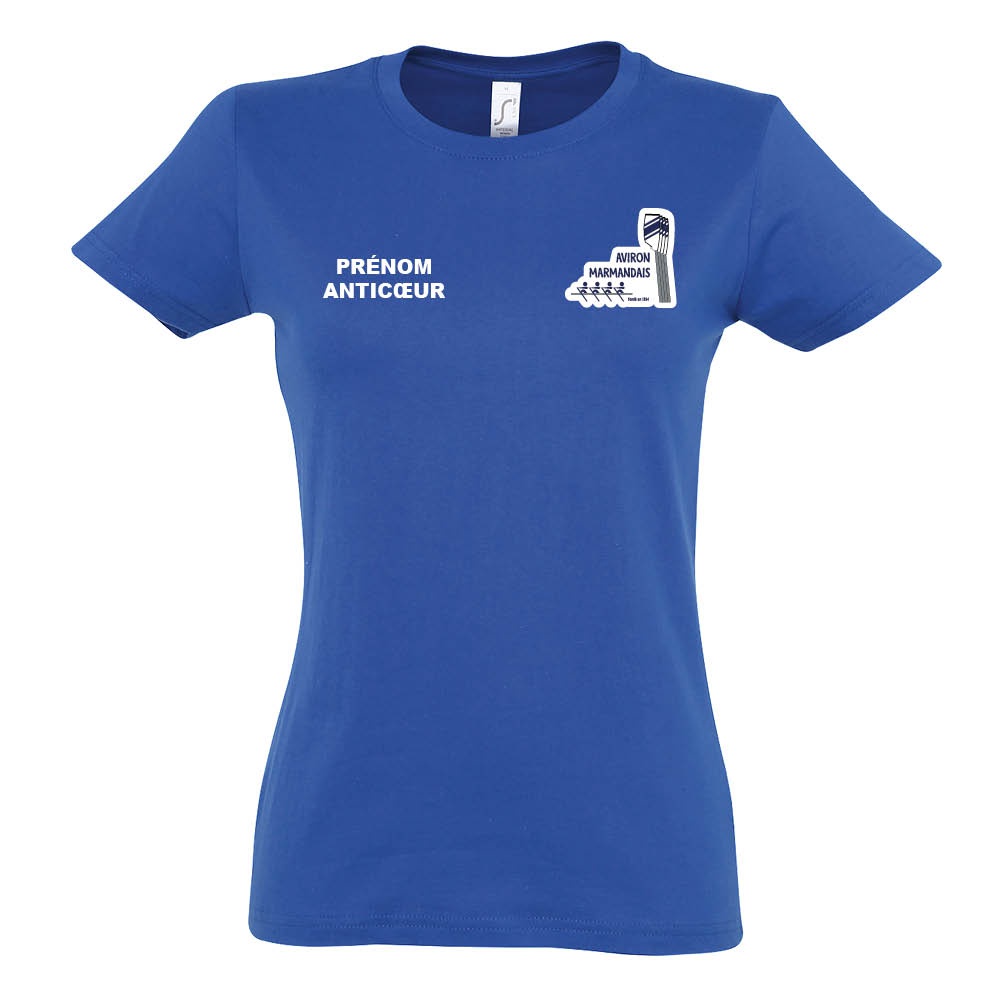 tee-shirt femme coton - Aviron Marmandais