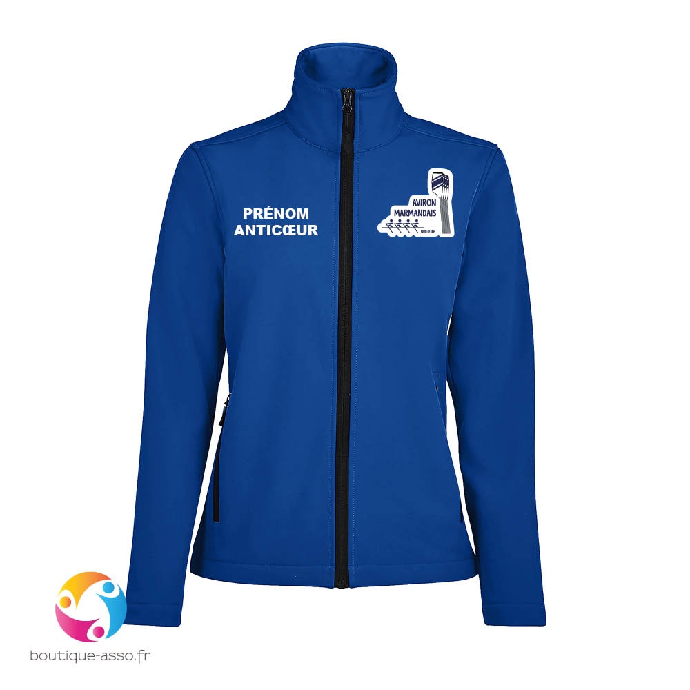 VESTE SOFTSHELL FEMME - Aviron Marmandais