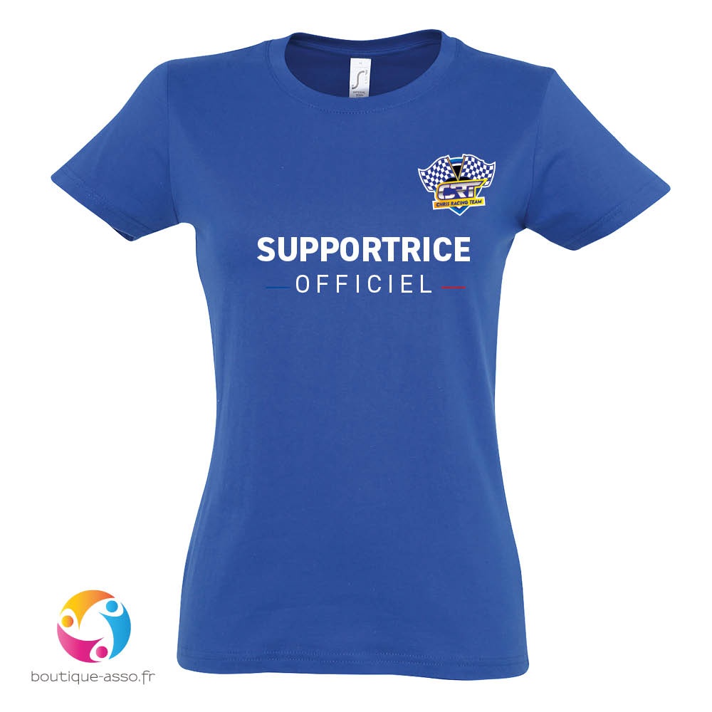 tee-shirt femme col rond personnalisé (a) - Chris Racing Team