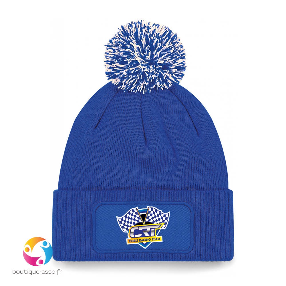 bonnet à pompon patch snowstar® - Chris Racing Team