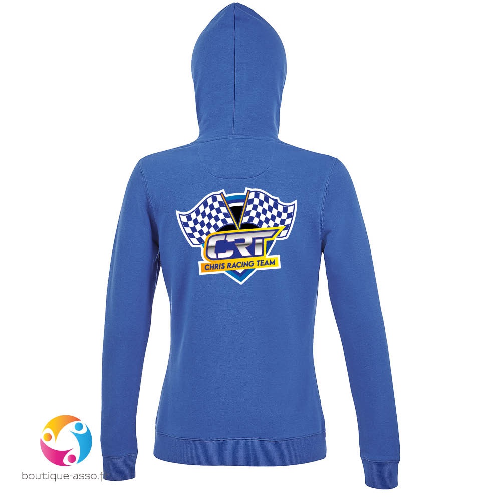 sweat capuche femme - Chris Racing Team