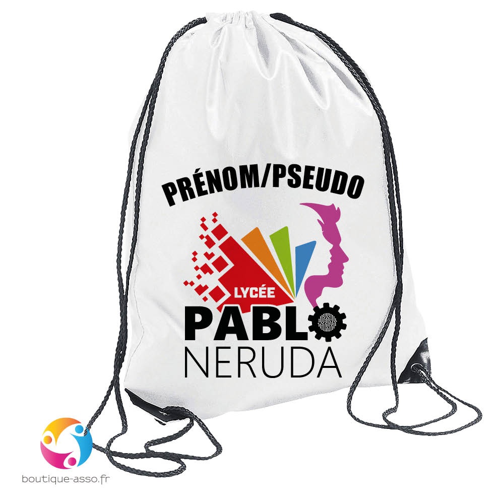 sac à dos cordelette - Lycée Pablo Neruda