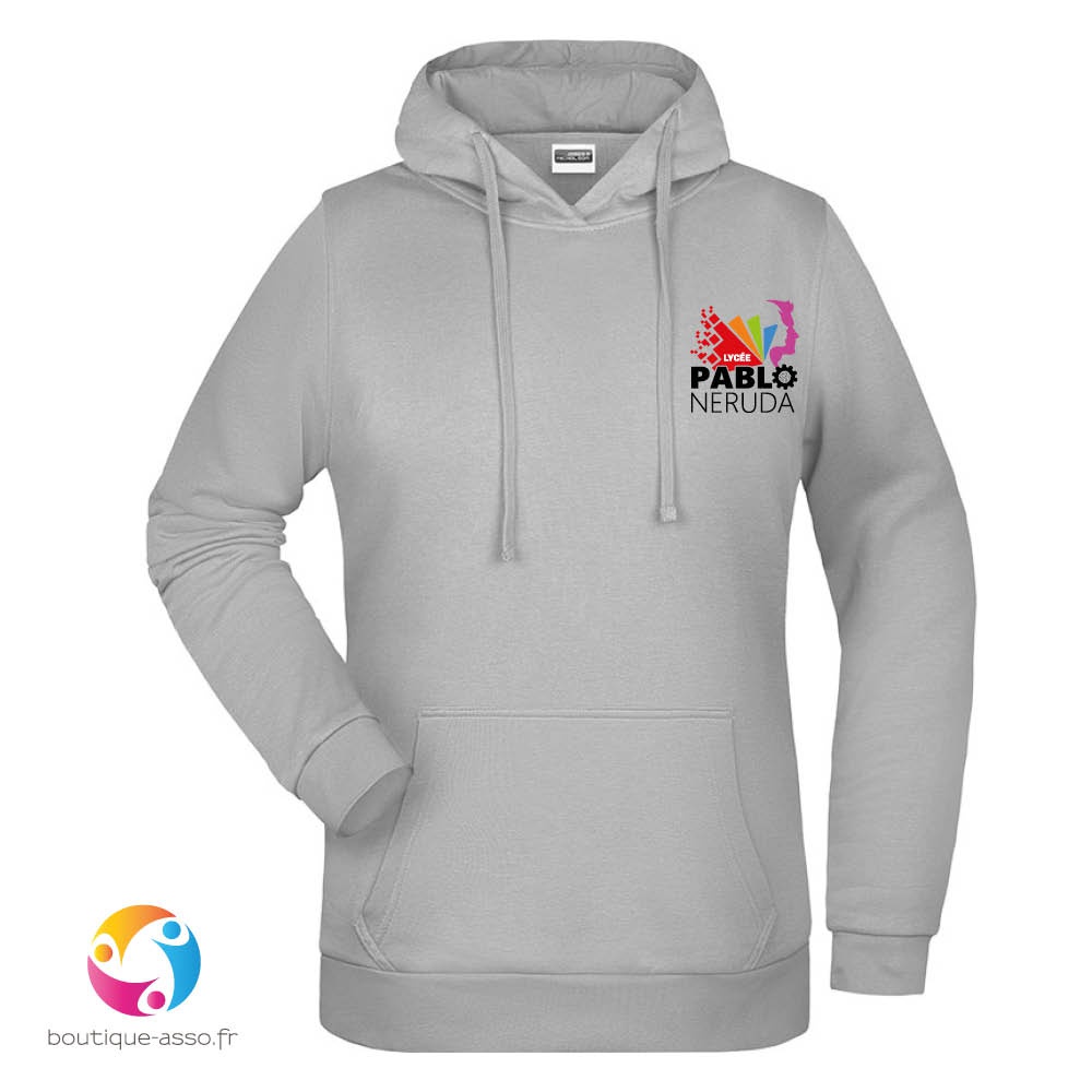 sweat capuche femme