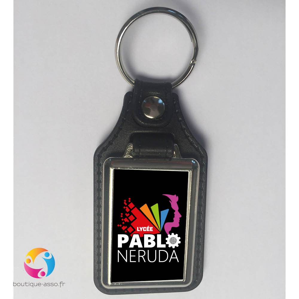 porte clé rectangulaire - Lycée Pablo Neruda