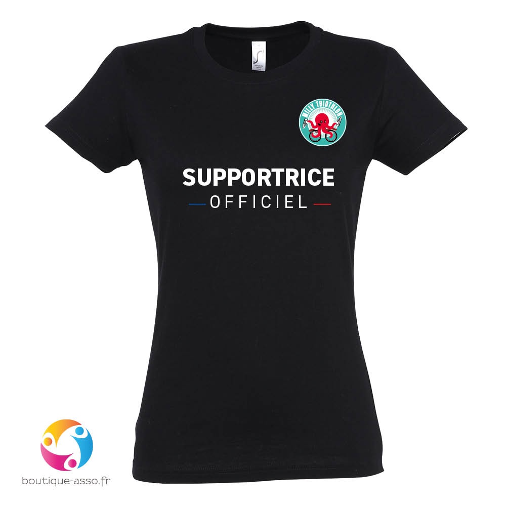 tee-shirt femme col rond personnalisé (a) - Milly Triathlon