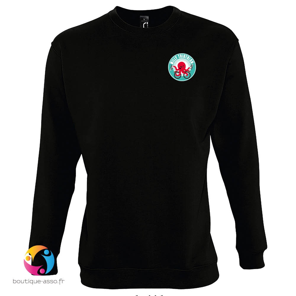 sweat-shirt unisexe col rond - Milly Triathlon