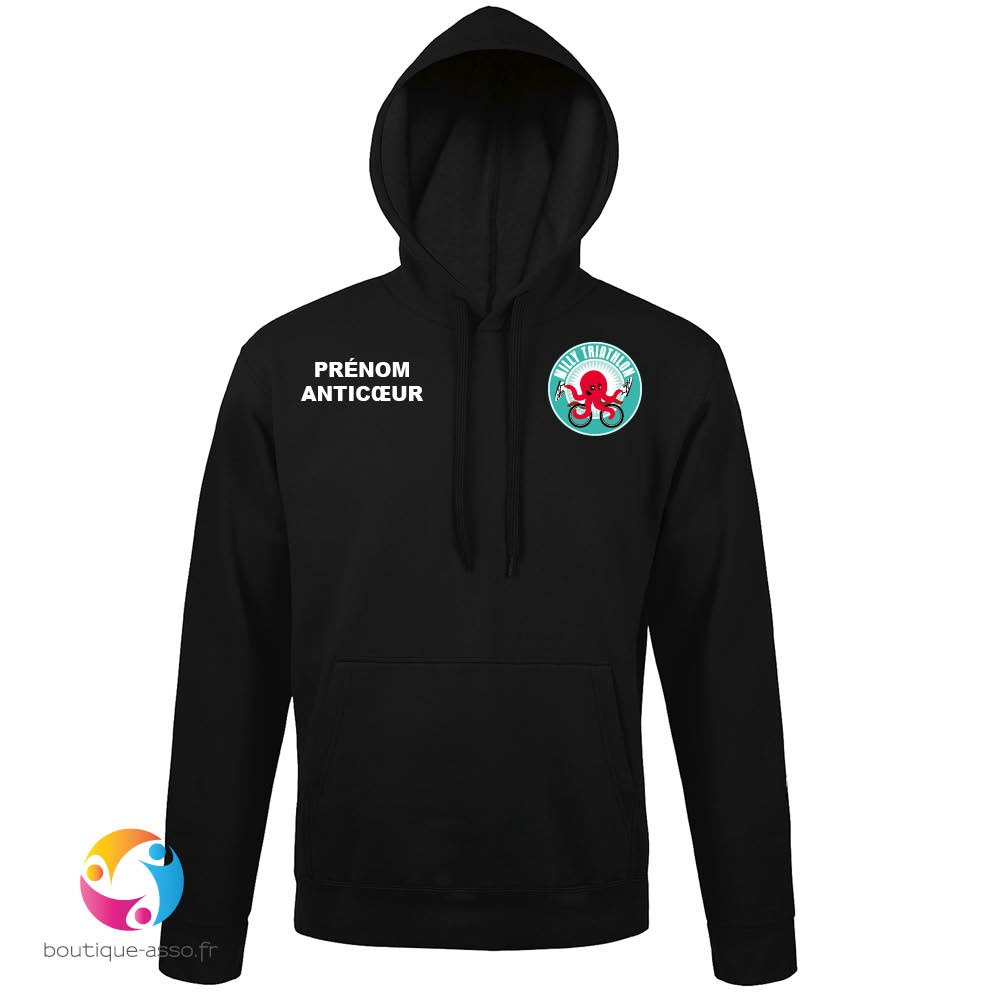 sweat capuche femme - Milly Triathlon