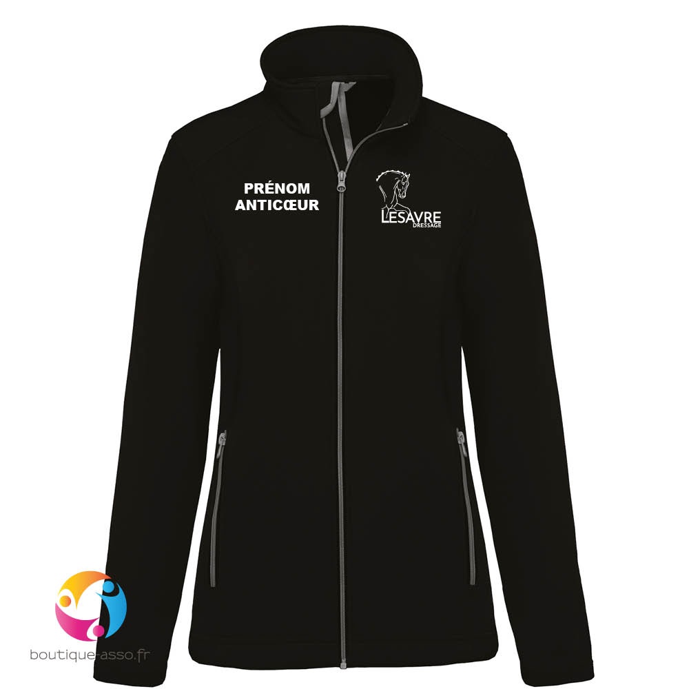 VESTE SOFTSHELL FEMME - Team Lesavre Dressage 