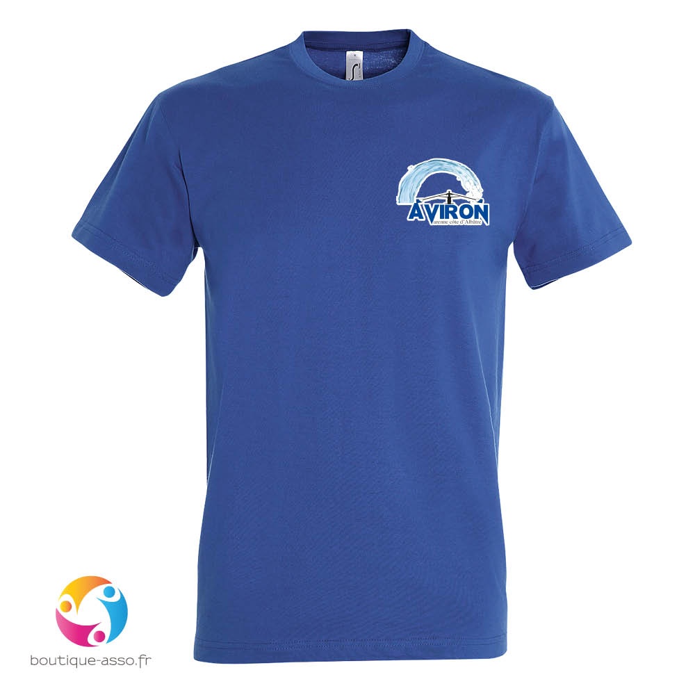 tee-shirt homme coton - Aviron Varenne Cote d'Albatre (AVCA)