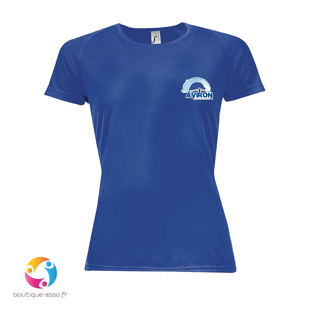 tee-shirt sport femme - Aviron Varenne Cote d'Albatre (AVCA)