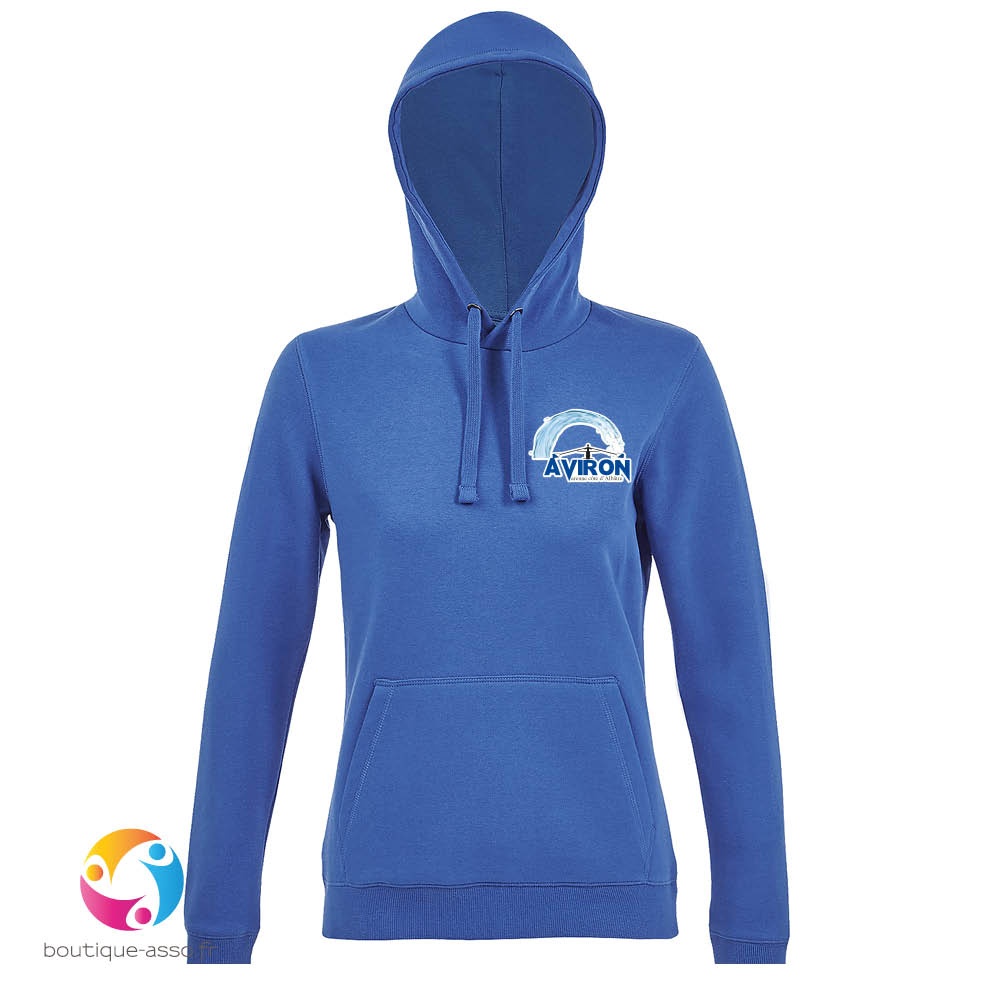 sweat capuche femme - Aviron Varenne Cote d'Albatre (AVCA)