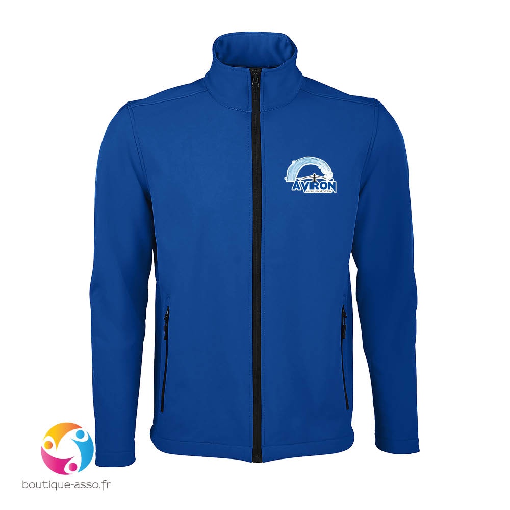 Veste Homme Softshell - Aviron Varenne Cote d'Albatre (AVCA)