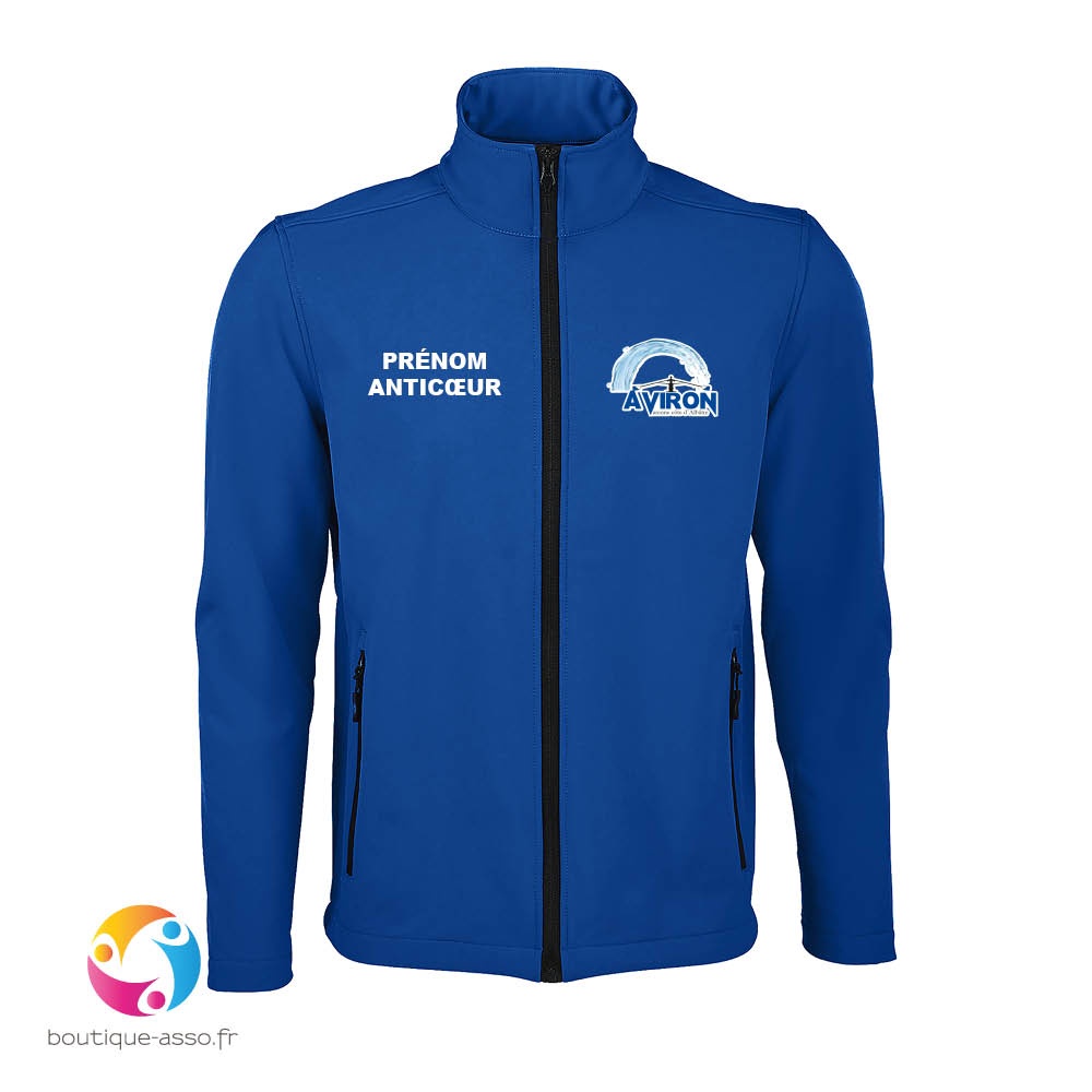 VESTE SOFTSHELL HOMME - Aviron Varenne Cote d'Albatre (AVCA)