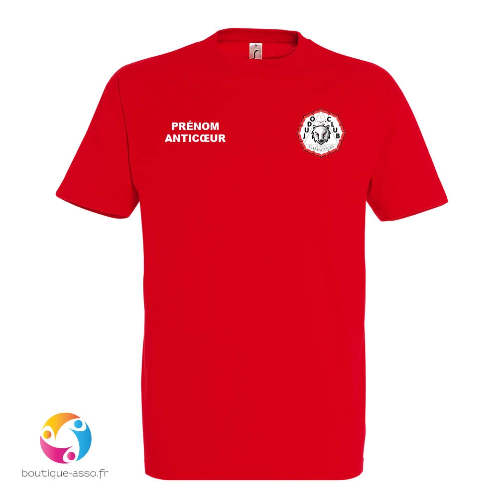 tee-shirt homme coton - Judo Club Gamachois