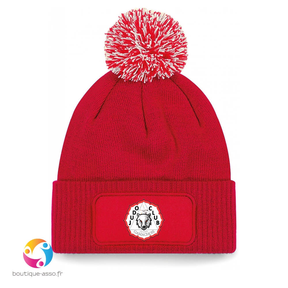 bonnet à pompon patch snowstar®