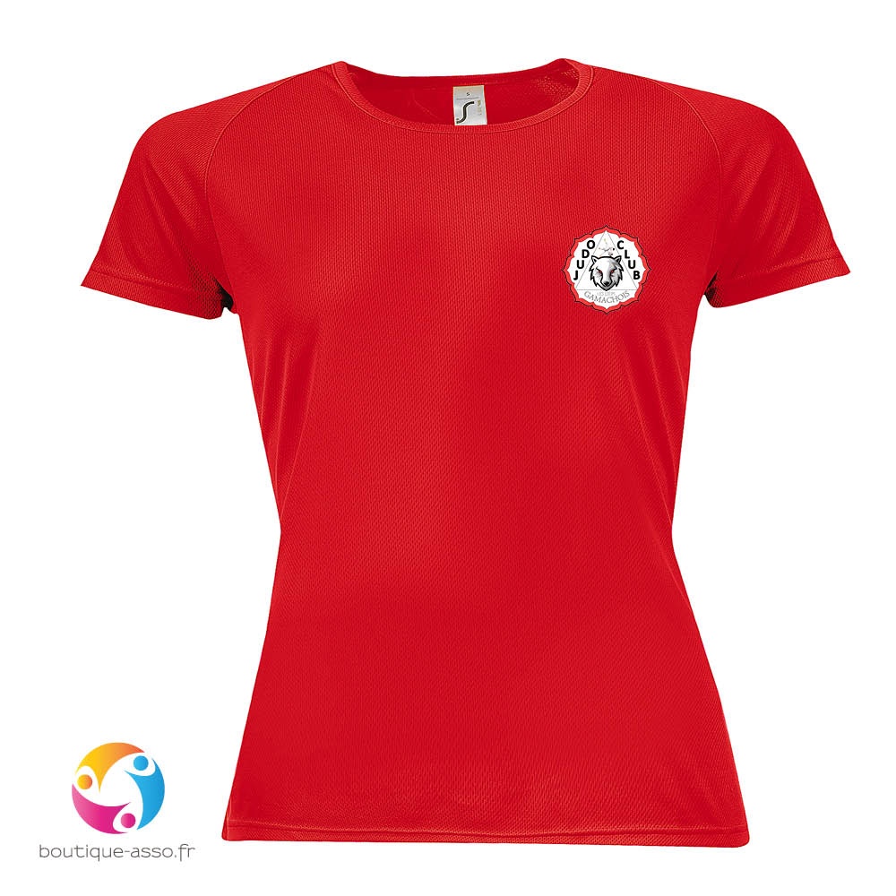 tee-shirt sport femme - Judo Club Gamachois