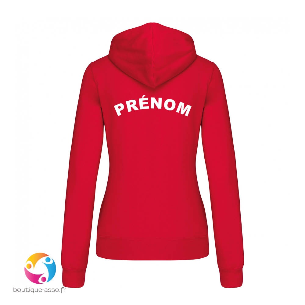 sweat capuche femme - Judo Club Gamachois