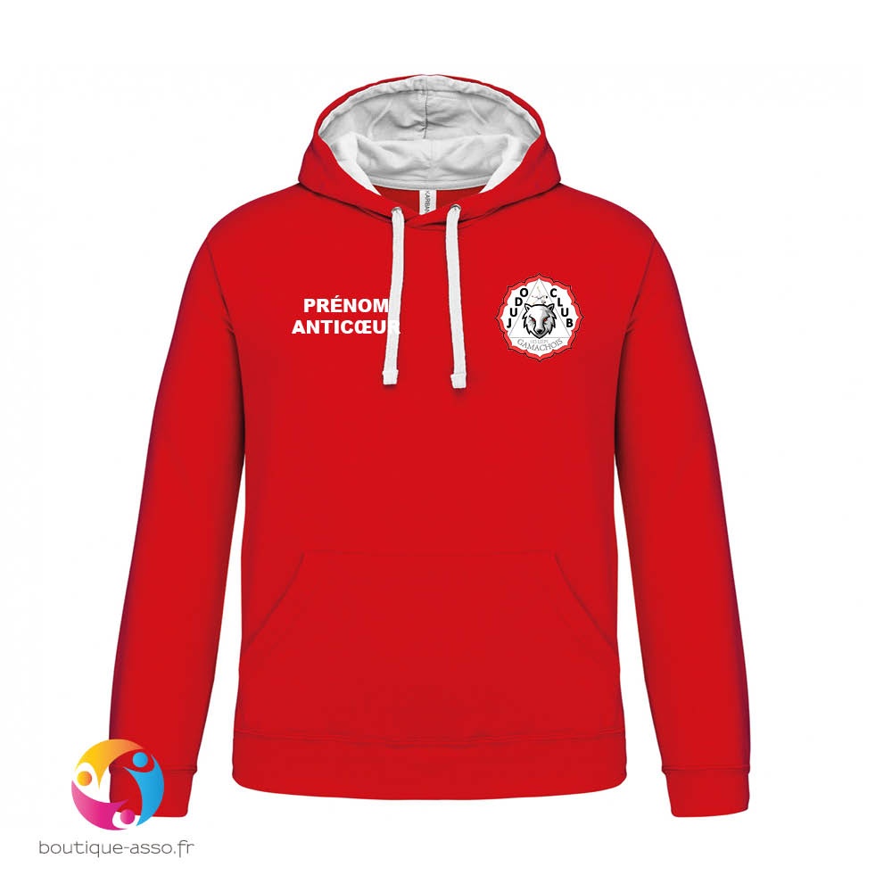 Sweat capuche homme - Judo Club Gamachois