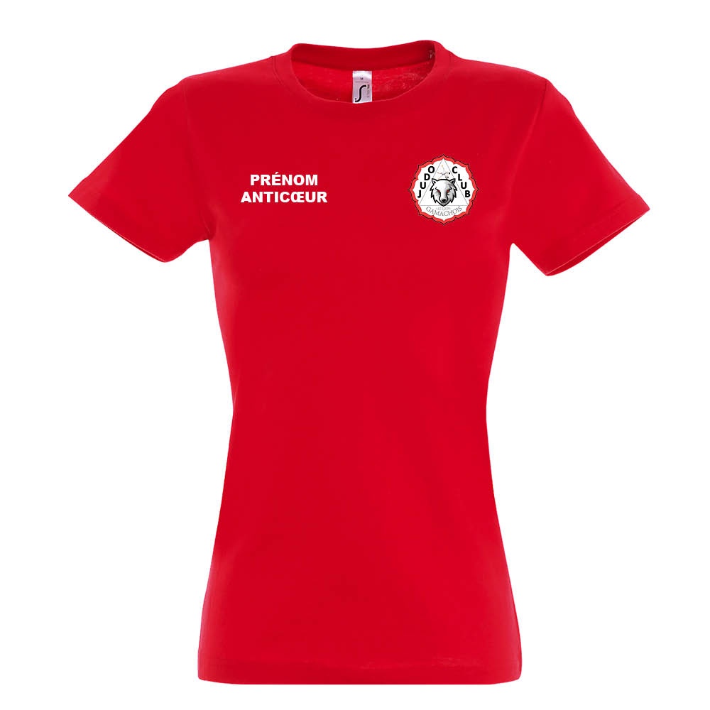 tee-shirt femme coton - Judo Club Gamachois