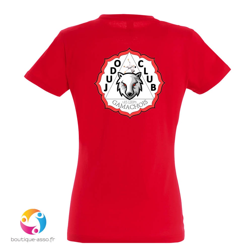 tee-shirt femme coton - Judo Club Gamachois