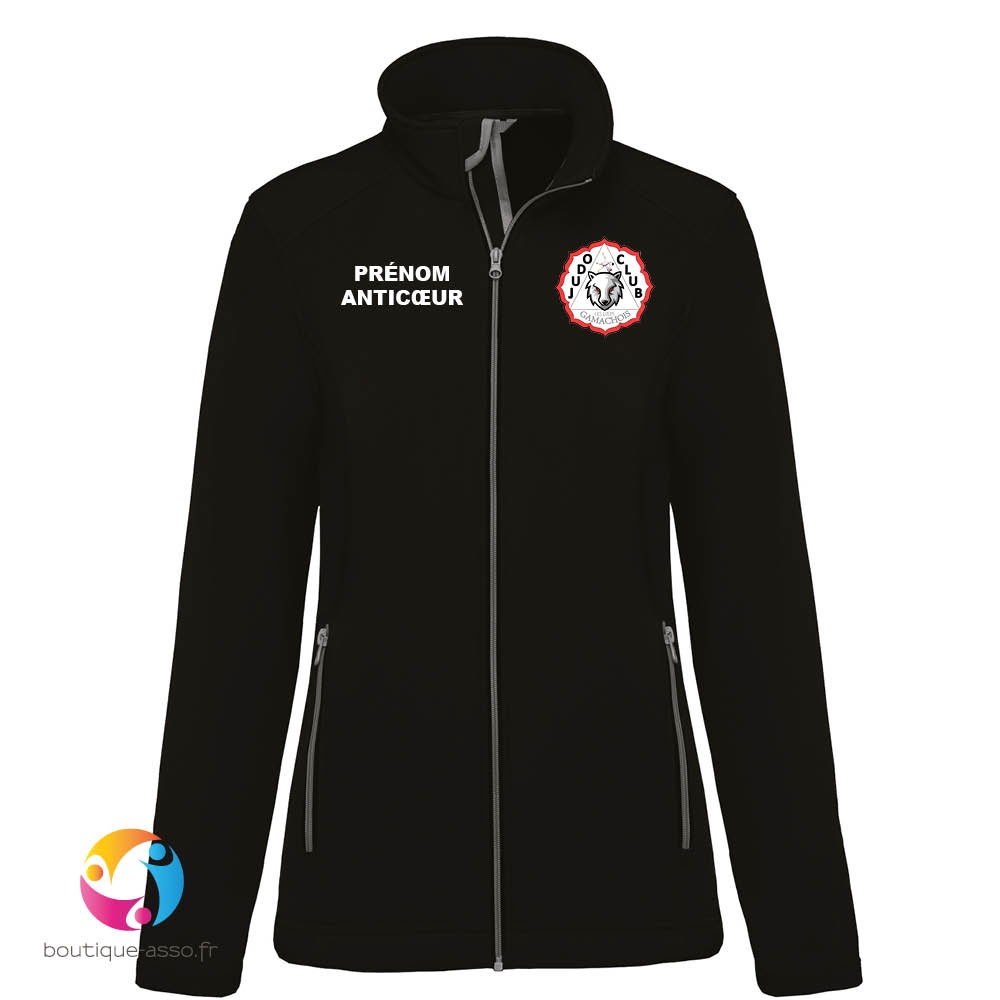 Veste Femme Softshell - Judo Club Gamachois