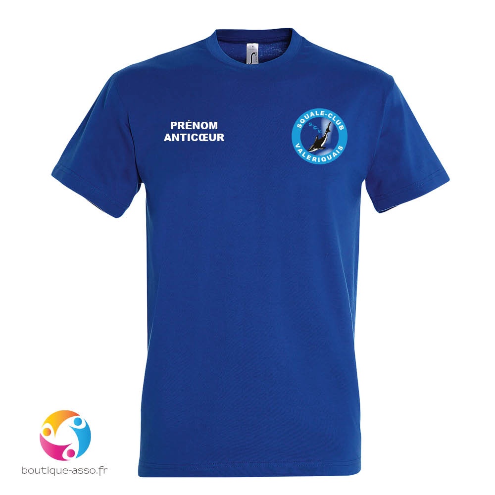 tee-shirt homme coton - Squale Club Valeriquais