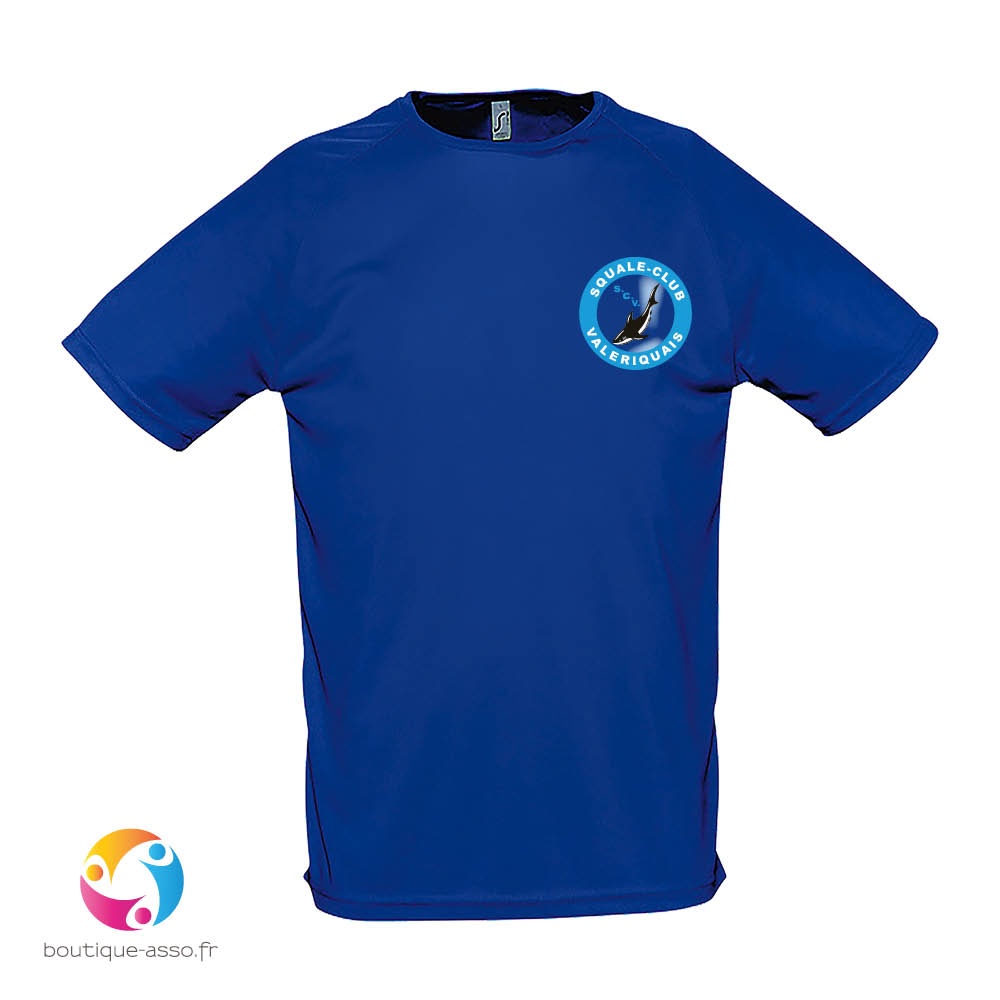 tee-shirt sport homme - Squale Club Valeriquais