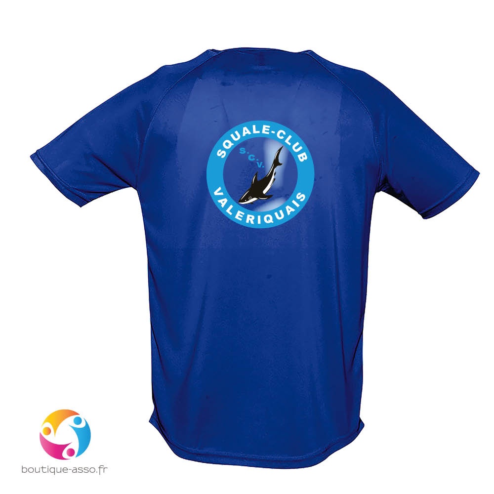 tee-shirt sport homme - Squale Club Valeriquais