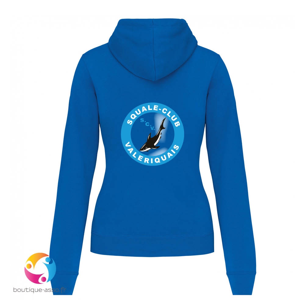 sweat capuche femme - Squale Club Valeriquais