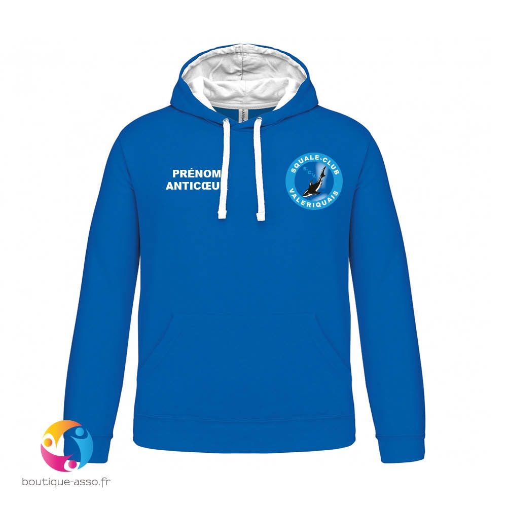 SWEAT CAPUCHE HOMME - Squale Club Valeriquais