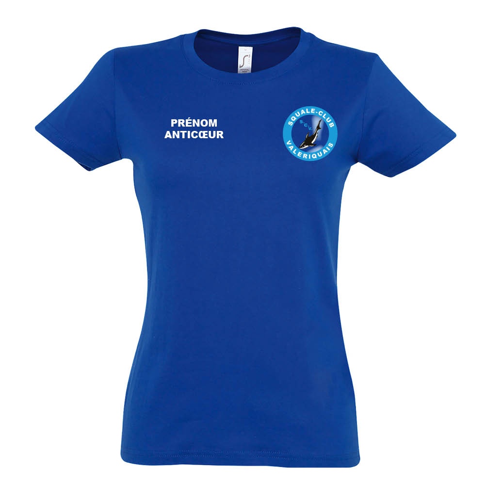 TEE-SHIRT FEMME - Squale Club Valeriquais