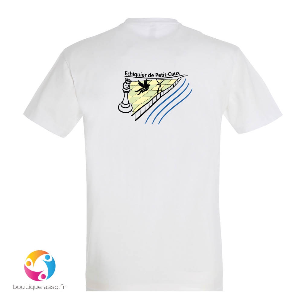 tee-shirt enfant coton - Echiquier de Petit-Caux