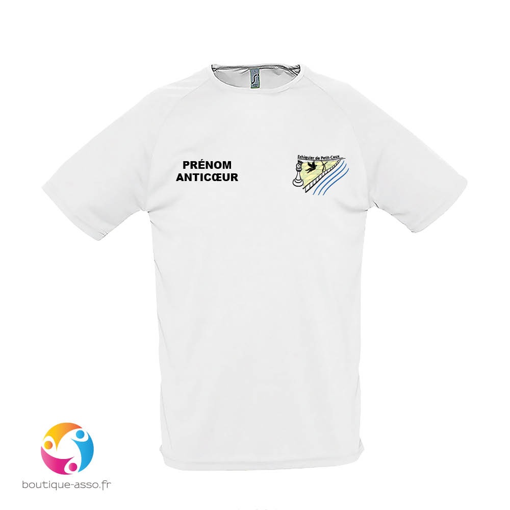 tee-shirt sport homme - Echiquier de Petit-Caux