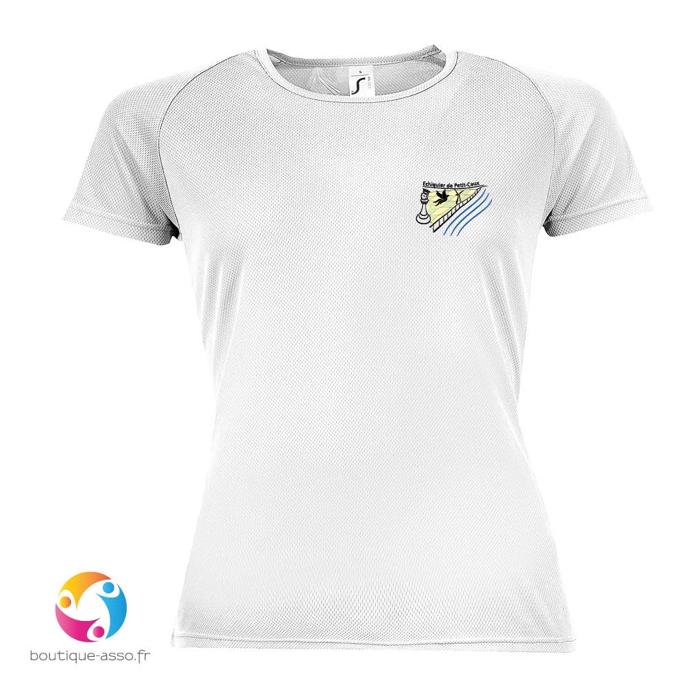 tee-shirt sport femme - Echiquier de Petit-Caux