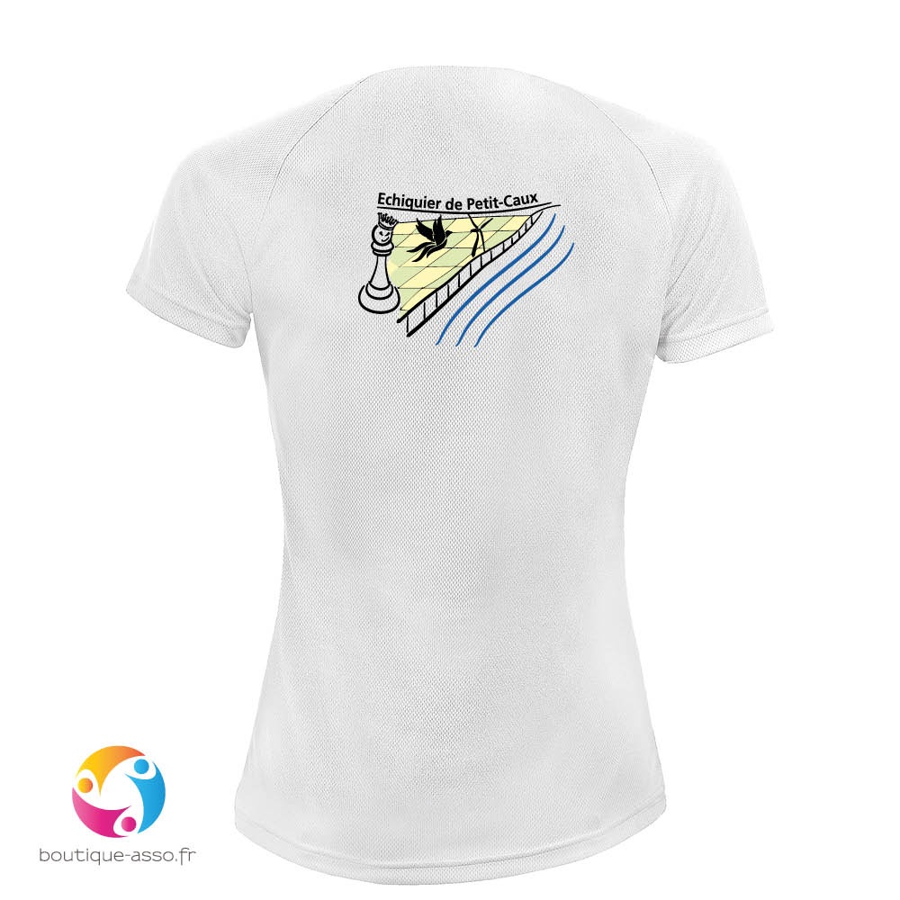 TEE-SHIRT SPORT FEMME - Echiquier de Petit-Caux