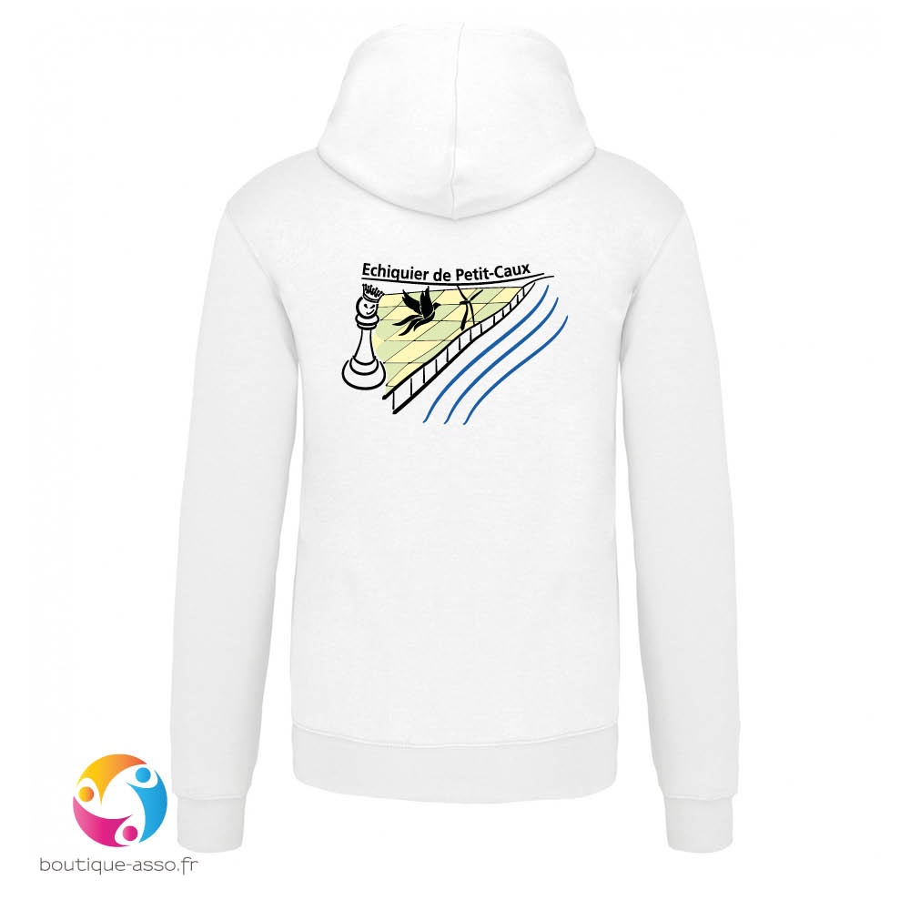 Sweat capuche homme - Echiquier de Petit-Caux