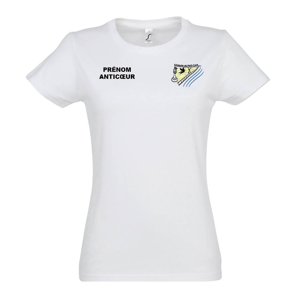 TEE-SHIRT FEMME - Echiquier de Petit-Caux
